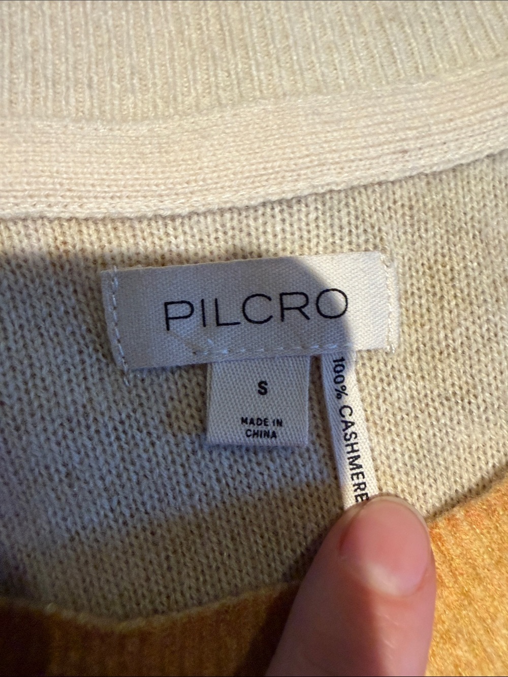 Pilcro Diletta Slouchy Cashmere Jumper Sz Small - Picture 4 of 7